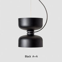 Lustre Design LED Nordique Suspension Multi-Combinaison | Marco Lucetti Noir AA / 3 couleurs