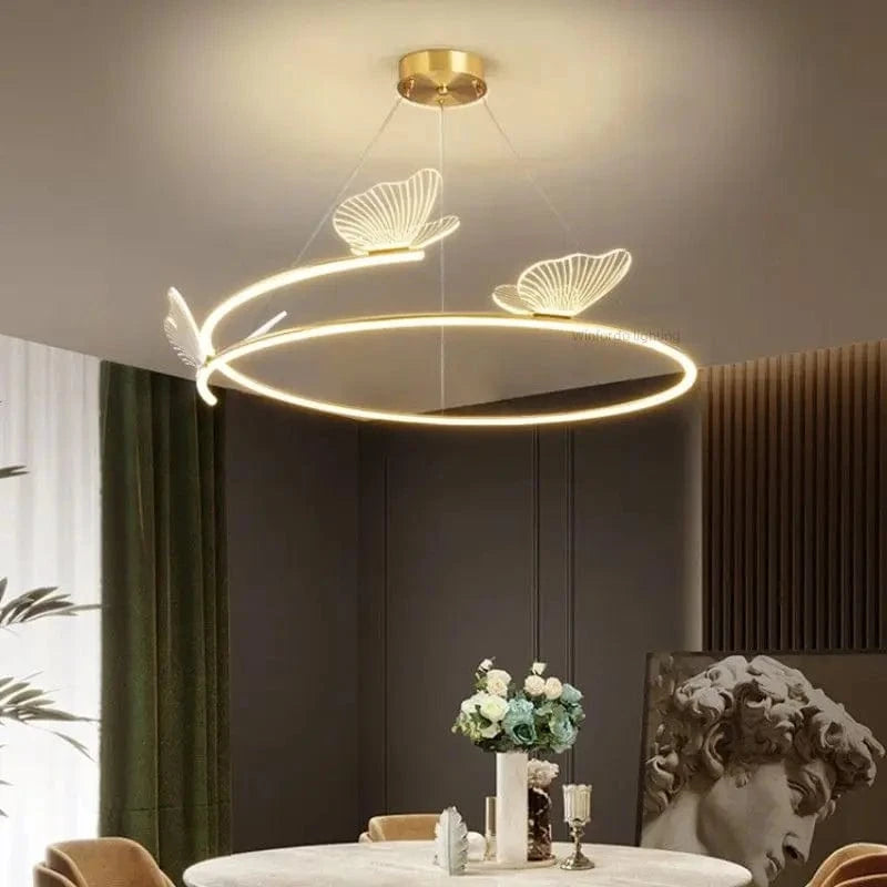 Lustre design LED Papillon circulaire | Marco Lucetti
