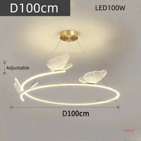 Lustre design LED Papillon circulaire | Marco Lucetti D100cm