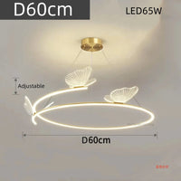 Lustre design LED Papillon circulaire | Marco Lucetti D60cm