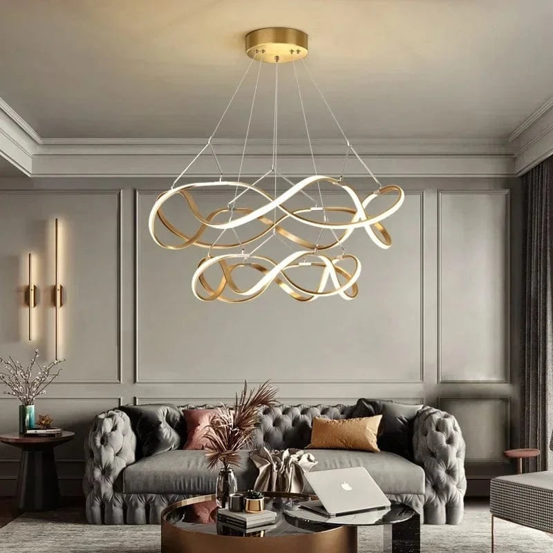 Lustre Design LED pour Salon Hall Restaurant Chambre - Suspensions Lumineuses Modernes. | Marco Lucetti