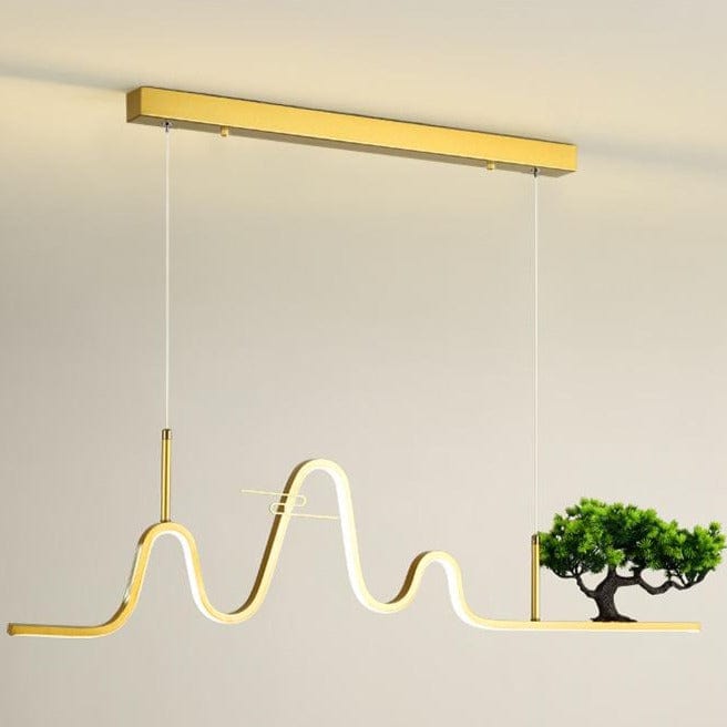 Lustre design LED Vague Lusteria | Marco Lucetti Doré / Froide