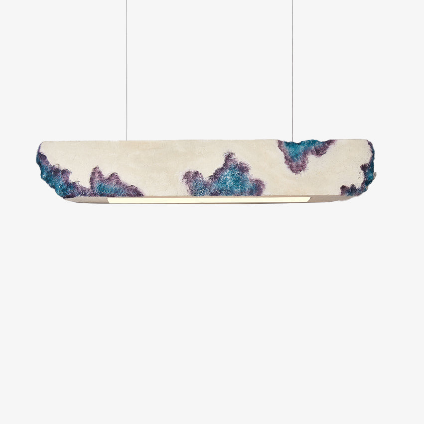 Lustre moderne rectangulaire - Couleur Hazel