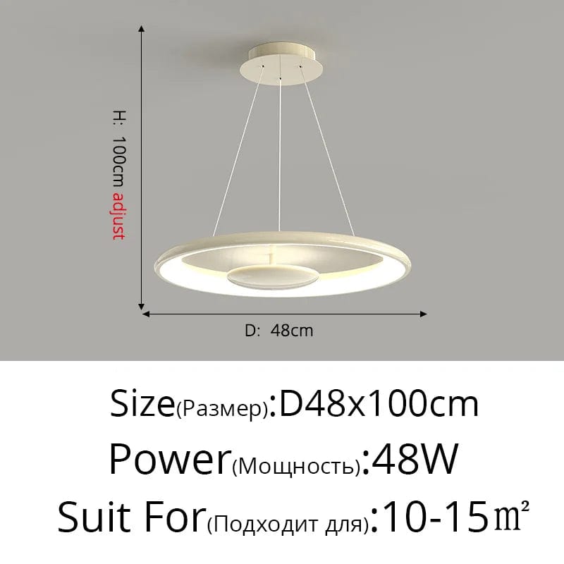 Lustre design minimaliste à lumières suspendues pour intérieur | Marco Lucetti