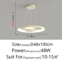 Lustre design minimaliste à lumières suspendues pour intérieur | Marco Lucetti