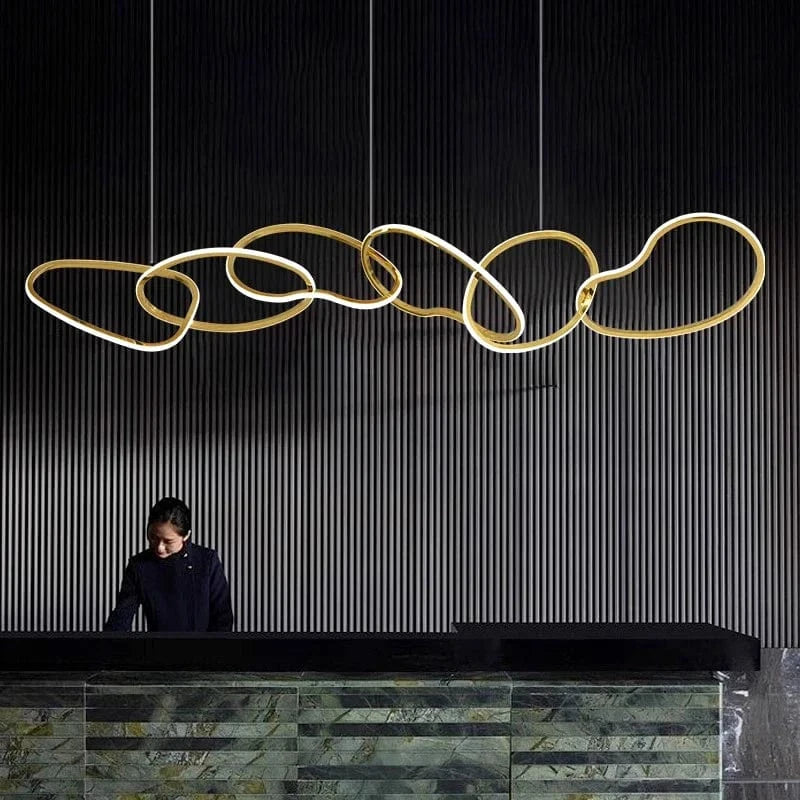 Lustre design moderne à LED pour salon et salle à manger | Marco Lucetti