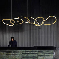 Lustre design moderne à LED pour salon et salle à manger | Marco Lucetti