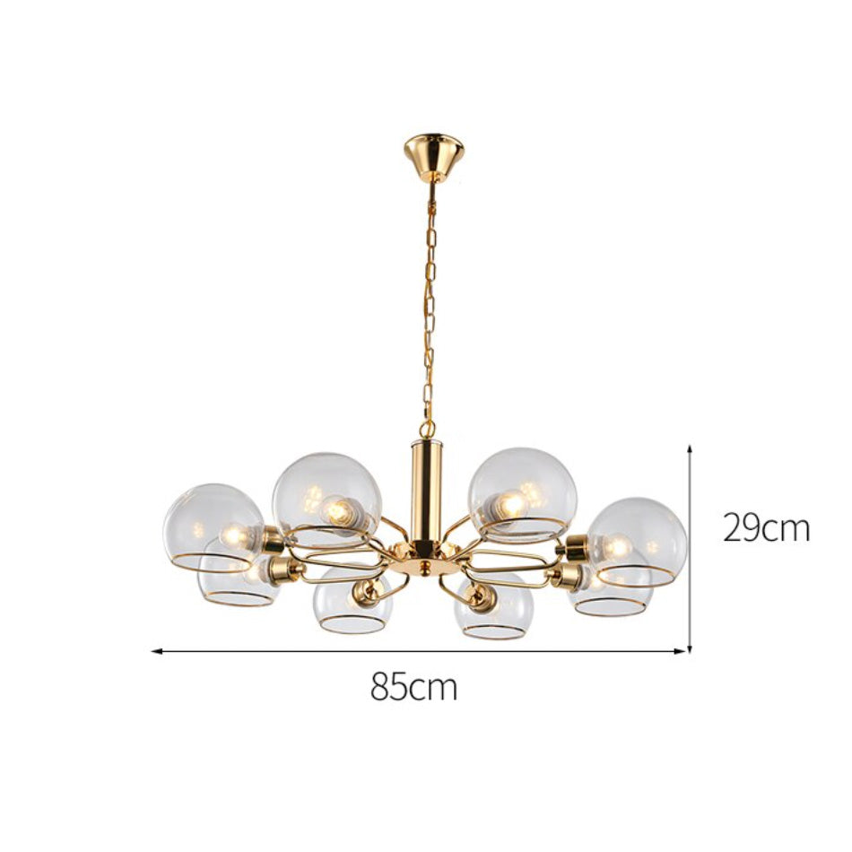 Lustre Gold Glass Design