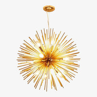 Lustre Prosperity en aluminium doré