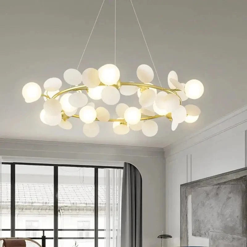 Lustre design moderne en verre LED - Style nordique pour intérieur | Marco Lucetti