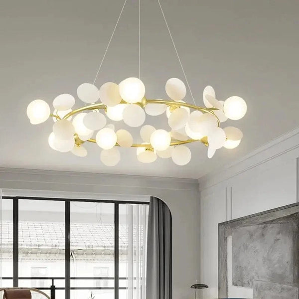 Lustre design moderne en verre LED - Style nordique pour intérieur | Marco Lucetti