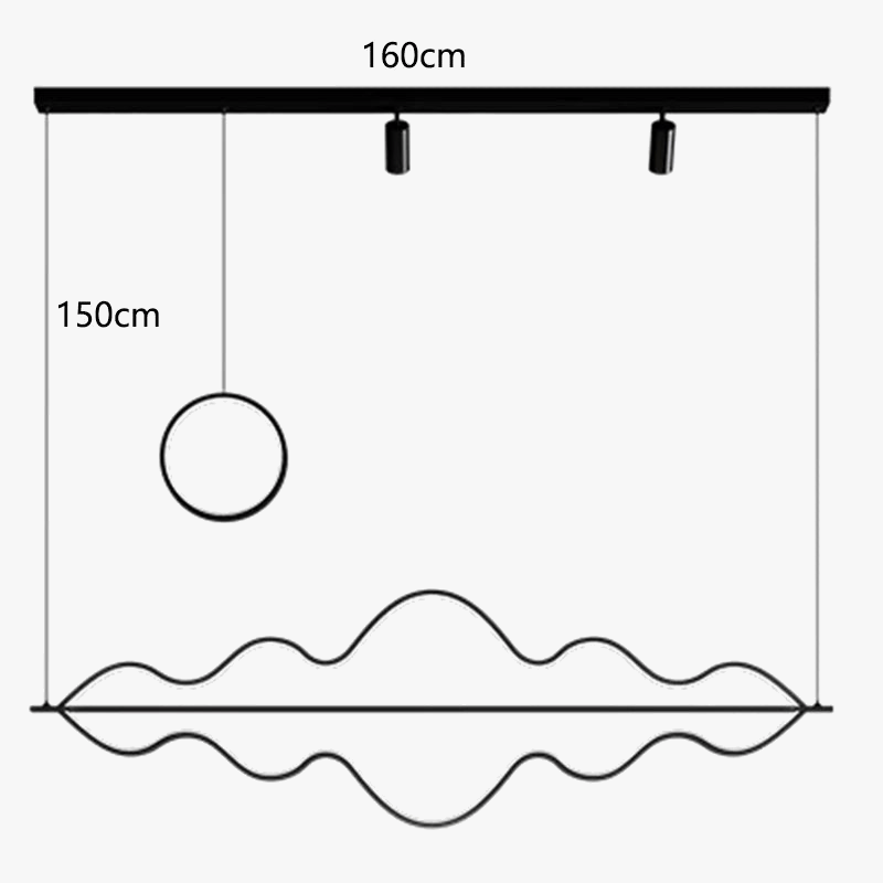 Lustre Design Moderne LED - Luminaire Décoratif d'Intérieur | Marco Lucetti