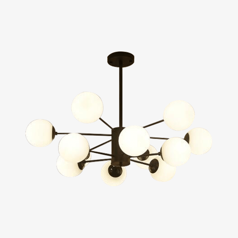 Lustre branchedesign noir Vintage