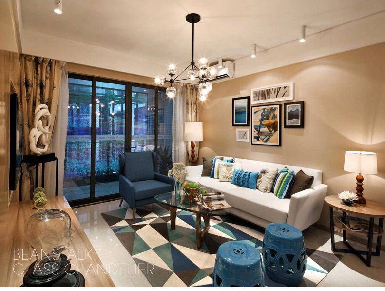 Lustre design noir Livewin | Marco Lucetti