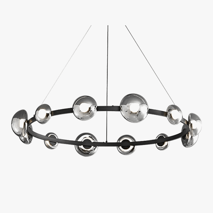 Lustre Design Nordique Cuivre et Verre Moderne pour Salle à Manger, Chambre ou Bureau - Luminaire Minimaliste | Marco Lucetti