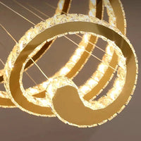 Lustre design Nordique décor maison salle à manger éclairage intérieur cristal - Salon glamour | Marco Lucetti