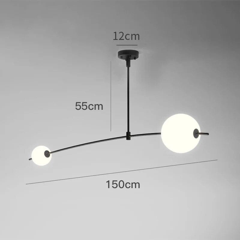 Lustre Design Nordique Minimaliste | Marco Lucetti 2 têtes