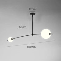 Lustre Design Nordique Minimaliste | Marco Lucetti 2 têtes