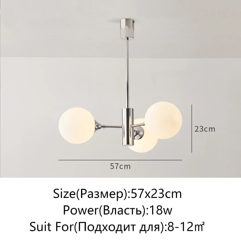 Lustre Design Nordique Moderne en Forme de Haricot Magique - Luxe pour Éclairage Intérieur | Marco Lucetti