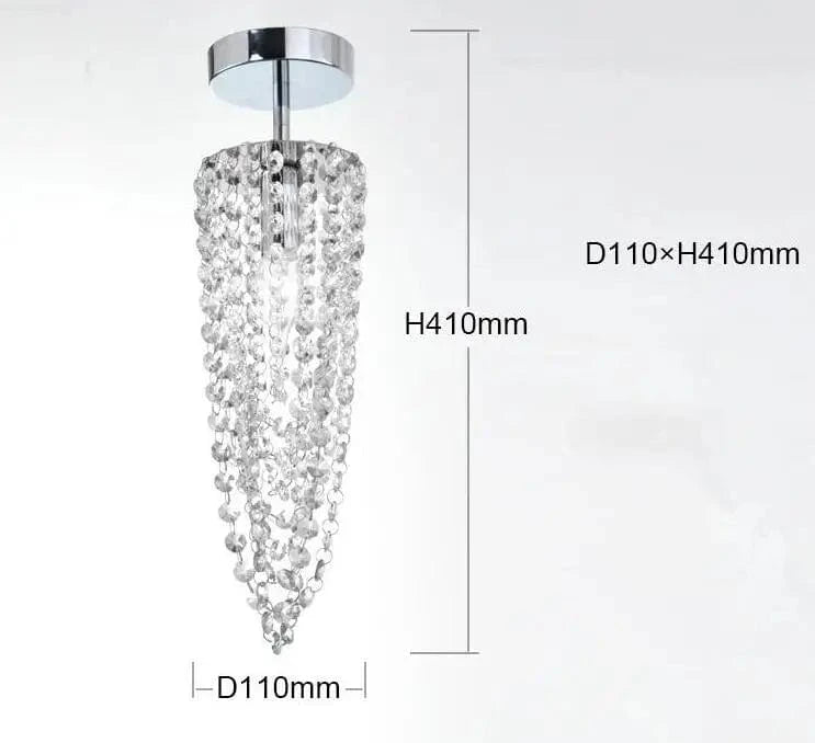 Lustre Design Nordique Moderne K9 Cristal pour Décoration Intérieure  | Marco Lucetti B Argent / Blanc froid / CHINE