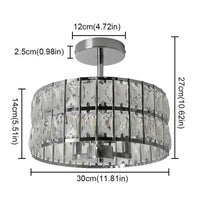 Lustre design nordique : Plafonniers pour chambre, couloir et vestiaire | Marco Lucetti Argenté 1 pièces / Blanc froid