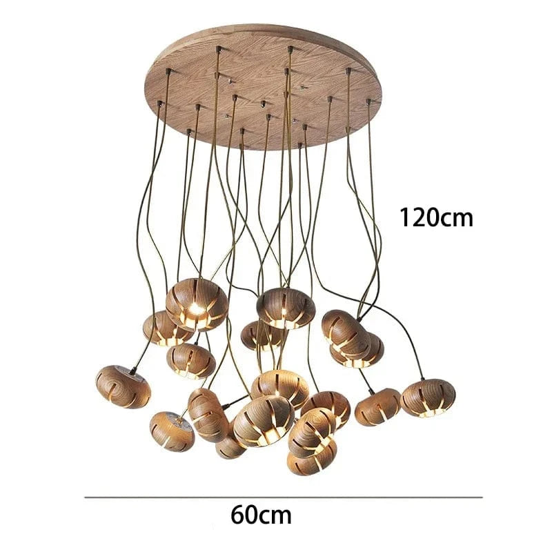 Lustre Design Original Moderne: Luminaire Décoratif d'Intérieur | Marco Lucetti 19 têtes A 1 / Blanc froid