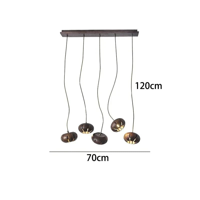 Lustre Design Original Moderne: Luminaire Décoratif d'Intérieur | Marco Lucetti 5 têtes B 2 / Blanc froid