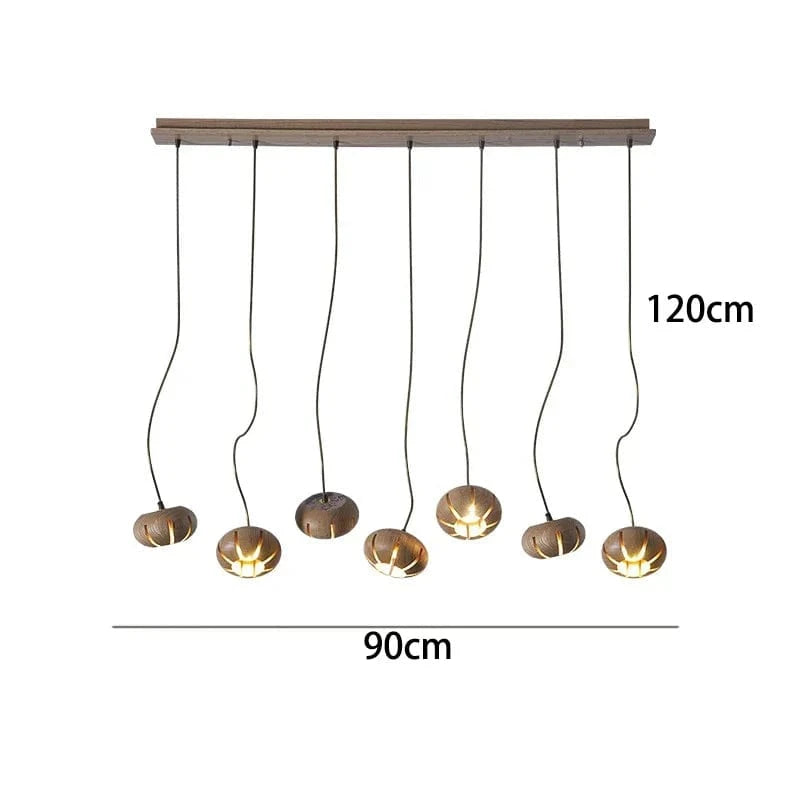 Lustre Design Original Moderne: Luminaire Décoratif d'Intérieur | Marco Lucetti 7 têtes B 1 / Blanc froid