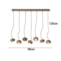 Lustre Design Original Moderne: Luminaire Décoratif d'Intérieur | Marco Lucetti 7 têtes B 1 / Blanc froid