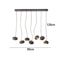 Lustre Design Original Moderne: Luminaire Décoratif d'Intérieur | Marco Lucetti 7 têtes B 2 / Blanc froid