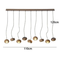 Lustre Design Original Moderne: Luminaire Décoratif d'Intérieur | Marco Lucetti 9 têtes B 1 / Blanc froid