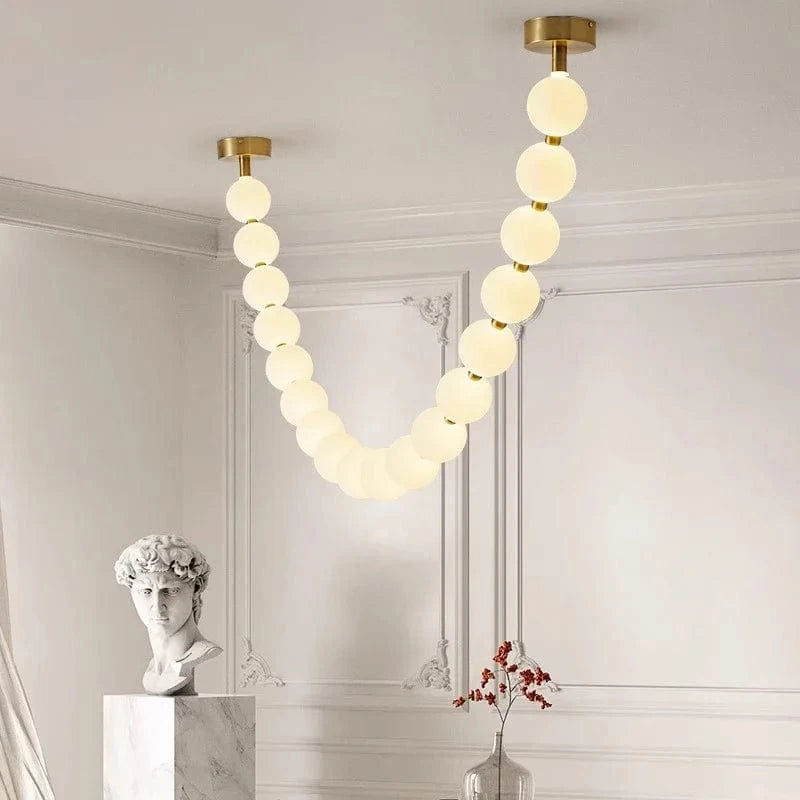 Lustre Design Perles Nordiques LED pour Décoration Intérieure | Marco Lucetti