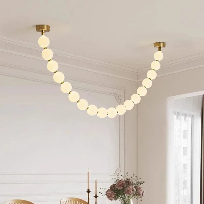 Lustre Design Perles Nordiques LED pour Décoration Intérieure | Marco Lucetti