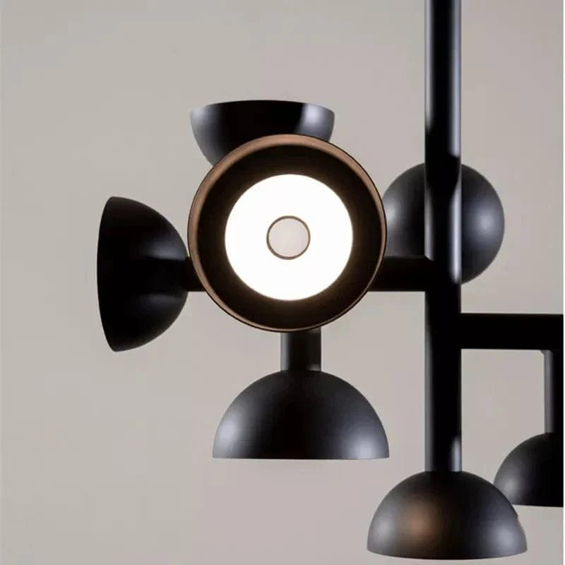 Lustre Design Postmoderne Noir et Blanc pour Salon, Restaurant, Hôtel - Éclairage LED Art Décoratif | Marco Lucetti