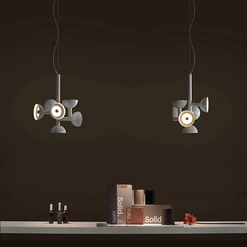 Lustre Design Postmoderne Noir et Blanc pour Salon, Restaurant, Hôtel - Éclairage LED Art Décoratif | Marco Lucetti