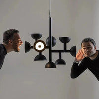 Lustre Design Postmoderne Noir et Blanc pour Salon, Restaurant, Hôtel - Éclairage LED Art Décoratif | Marco Lucetti