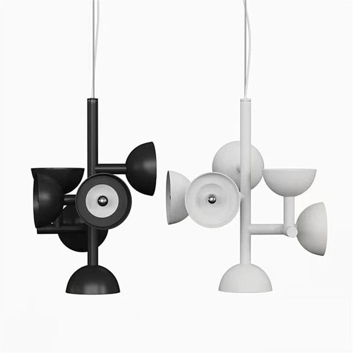 Lustre Design Postmoderne Noir et Blanc pour Salon, Restaurant, Hôtel - Éclairage LED Art Décoratif | Marco Lucetti