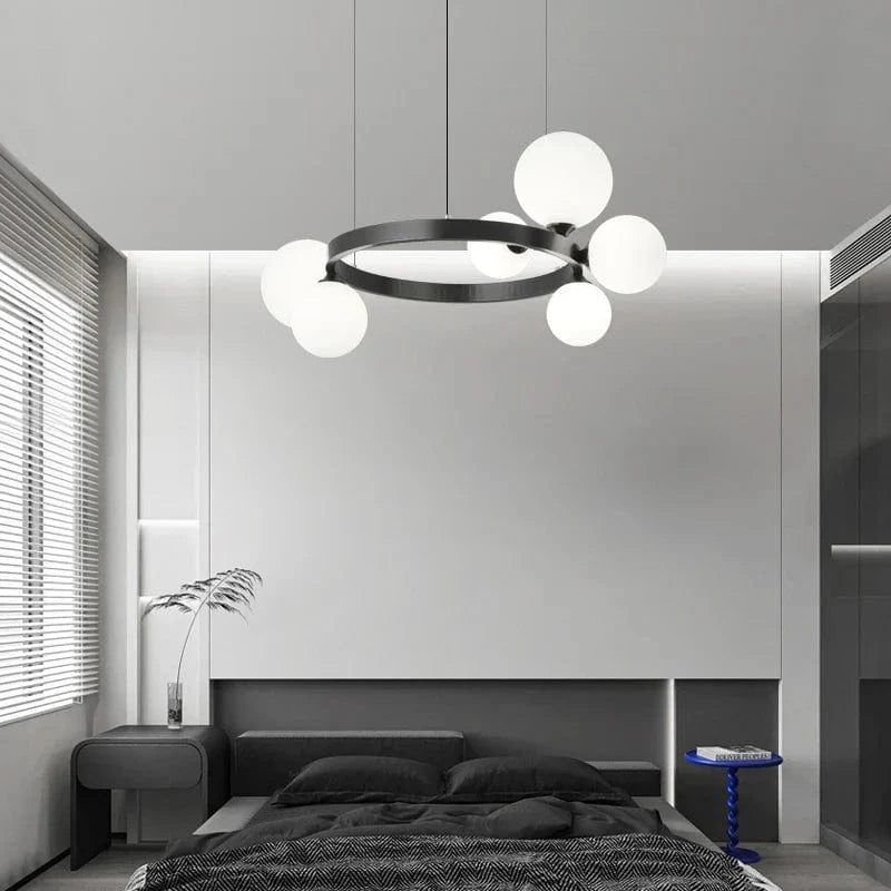 Lustre design rond - Collection Luxe Nordique, Mariage du Minimalisme Moderne | Marco Lucetti