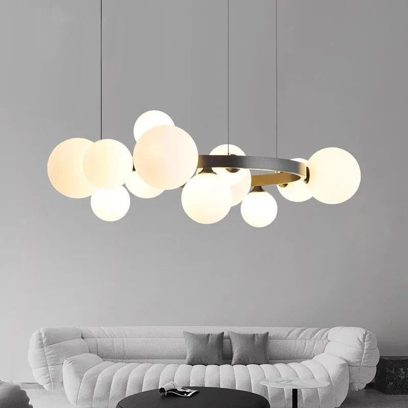 Lustre design rond - Collection Luxe Nordique, Mariage du Minimalisme Moderne | Marco Lucetti