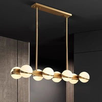 Lustre design rond illuminé par des boules LED | Marco Lucetti