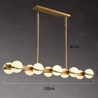 Lustre design rond illuminé par des boules LED | Marco Lucetti C 10 têtes / Blanc froid