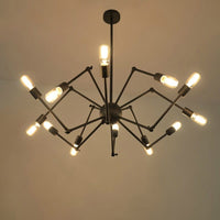 Lustre design Spike en métal à bras articulés ajustables | Marco Lucetti