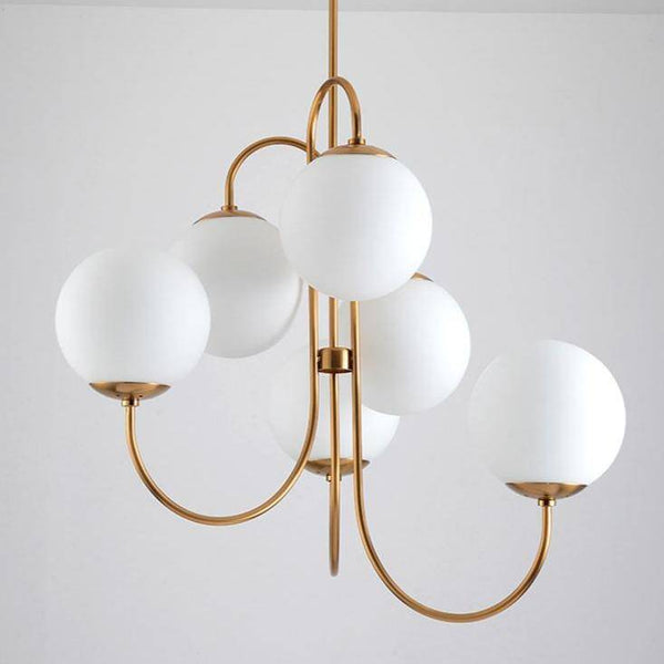 Lustre Doré à Branches Design | Marco Lucetti