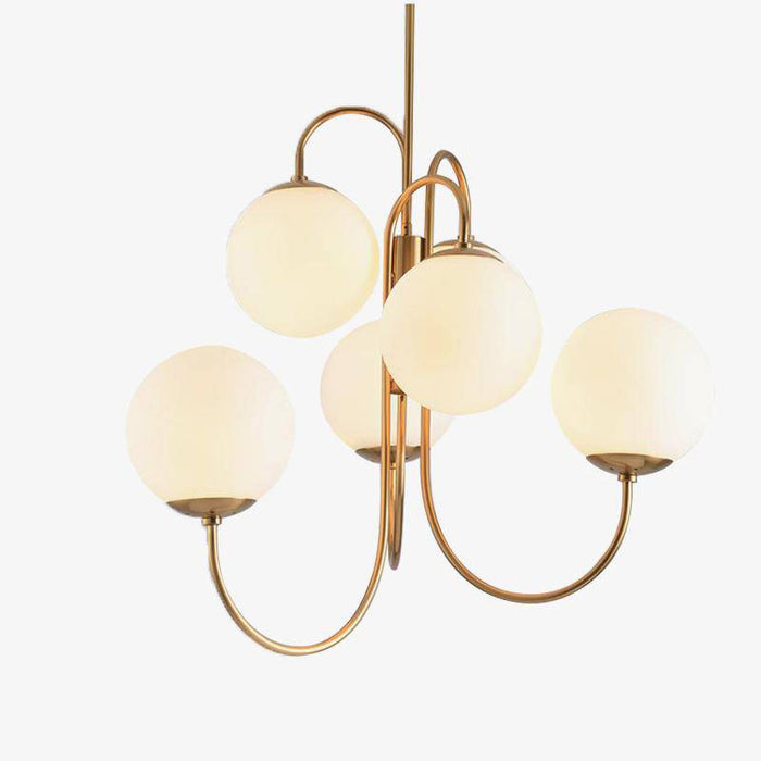 Lustre Doré à Branches Design | Marco Lucetti