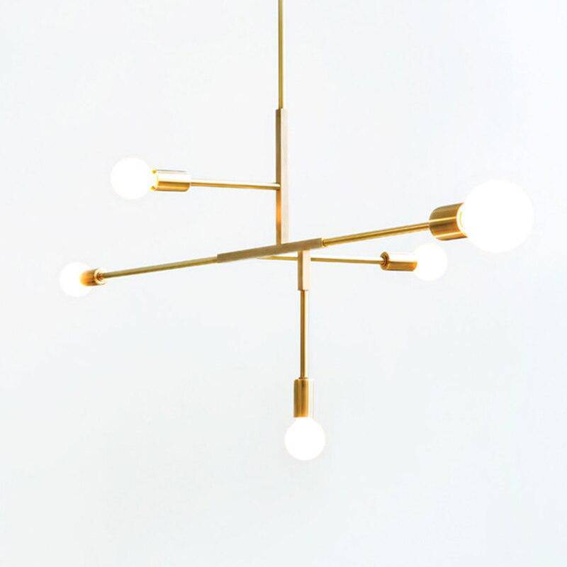 Lustre doré - Créativité en design | Marco Lucetti