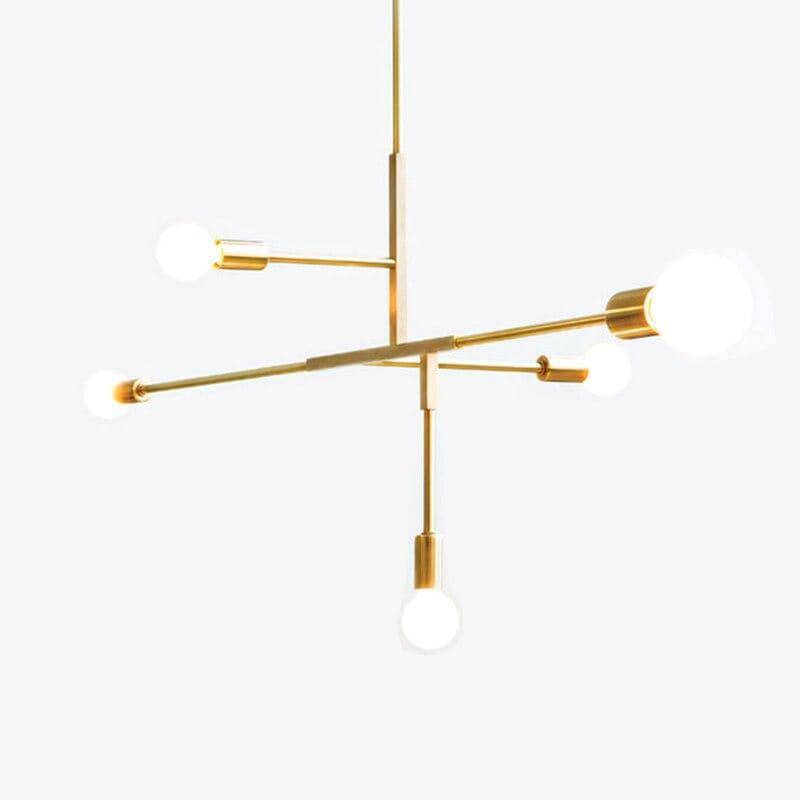 Lustre doré - Créativité en design | Marco Lucetti