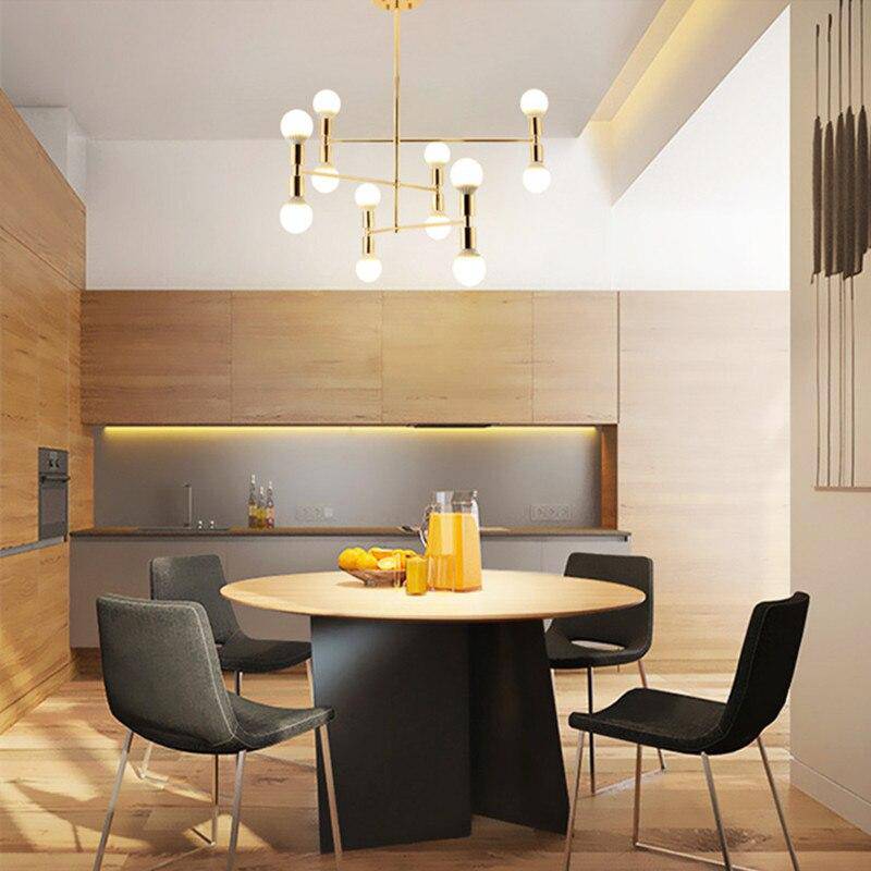 Lustre Doré Design en Métal | Marco Lucetti