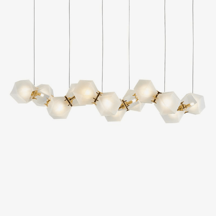Lustre doré LED Avize Ultra Chic | Marco Lucetti