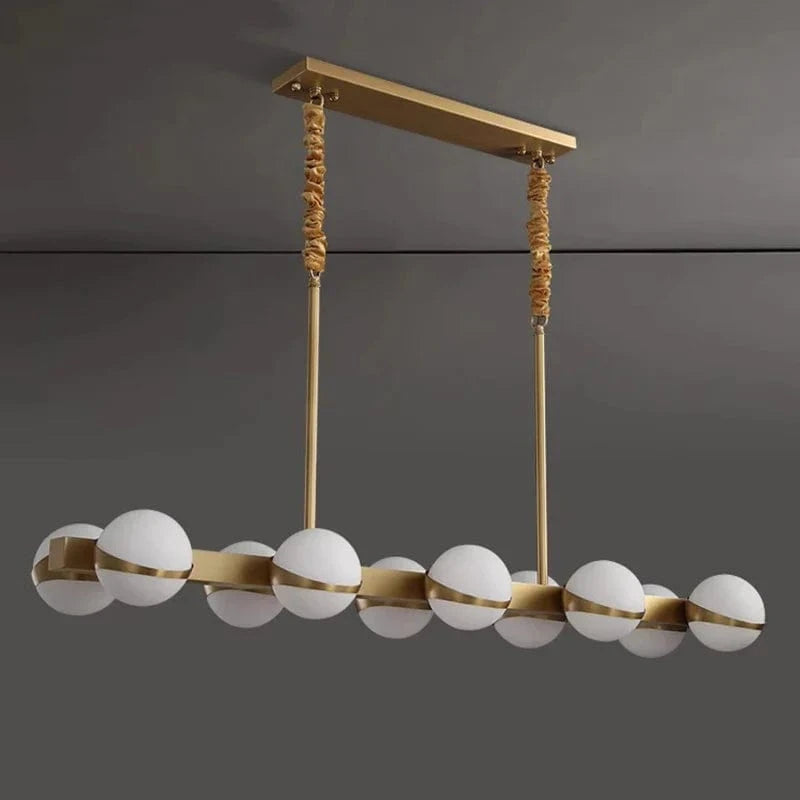 Lustre doré LED pour un intérieur moderne | Marco Lucetti