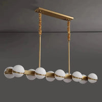 Lustre doré LED pour un intérieur moderne | Marco Lucetti